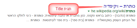  תגית ה Meta Title