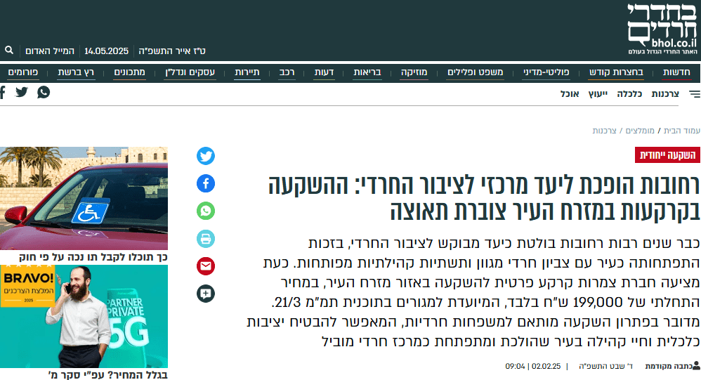 בחדרי חרדים